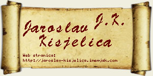 Jaroslav Kisjelica vizit kartica